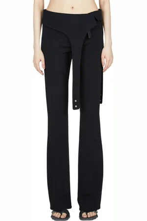 Courrèges Femme, Pantalons, Noir, Taille: 36 FR Pantalon Crêpe Plongée