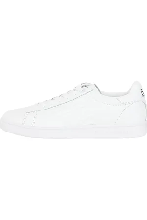 EA7 Homme, Chaussures, Blanc, Taille: 41 1/2 EU Baskets Blanches