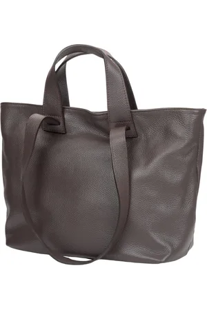 Estro Femme, Sacs, Brun, Taille: ONE Size Grand Sac à Main Marron Foncé
