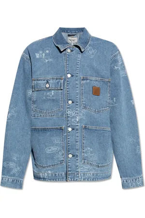 Carhartt Homme, Vestes, Bleu, Taille: M Stamp Denim Jacket
