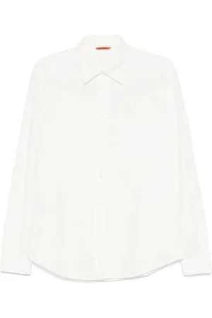 BARENA Homme, Chemises, Blanc, Taille: M Chemise Classique en Coton Blanc