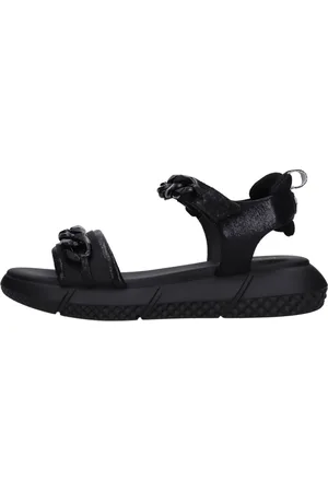Elena Iachi Femme, Chaussures, Noir, Taille: 40 EU Sandales Noires