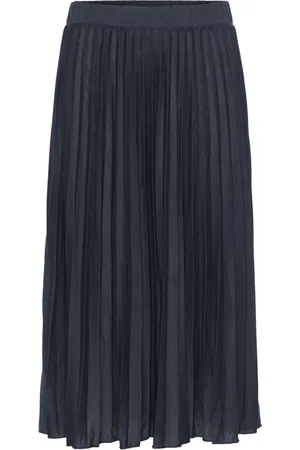 Cream Femme, Jupes, Bleu, Taille: 44 FR Jupe Plissée Robe Bleue