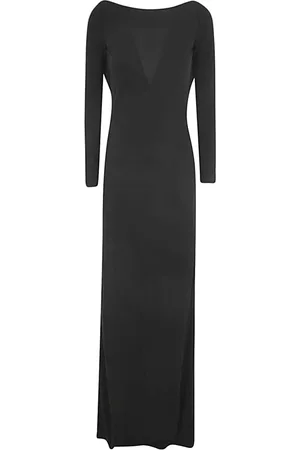 Dsquared2 Femme, Robes, Noir, Taille: 40 FR Robe Longue Dos Nu