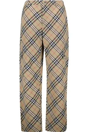 Burberry Homme, Pantalons, , Taille: L Pantalon Droit à Carreaux
