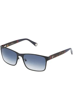 Carolina Herrera Femme, Accessoires, Bleu, Taille: ONE Size Lunettes de soleil à monture en métal bleu