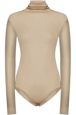 Maison Margiela Femme, Tops, , Taille: 36 FR Haut à col roulé avec bouton-pression