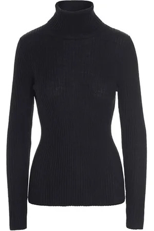 Bitte Kai Rand Femme, Pulls, Noir, Taille: 36 FR Chemisier Pull Col Roulé en Laine Mérinos