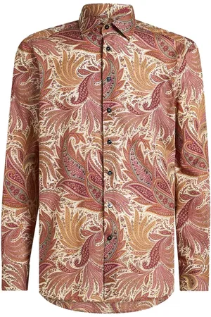 Etro Homme, Chemises, Multicolore, Taille: L Chemise à Imprimé Cachemire Floral