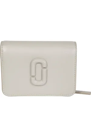 Marc Jacobs Femme, Accessoires, Blanc, Taille: ONE Size Mini Portefeuille Compact