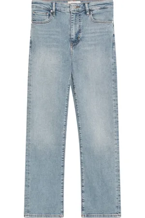 Frame Femme, Jeans, Bleu, Taille: W25 Jean crayon coupé