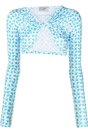 COPERNI Femme, Blouses et Chemises, Bleu, Taille: 42 FR Topwear In Azur/white