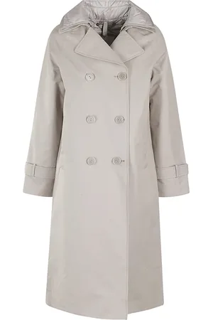 Duno Femme, Manteaux, Gris, Taille: 40 FR Manteau Croisé