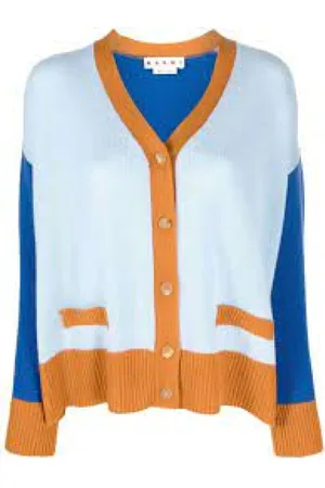 Marni Femme, Pulls, Multicolore, Taille: 36 FR Cardigan Tricot Élégant