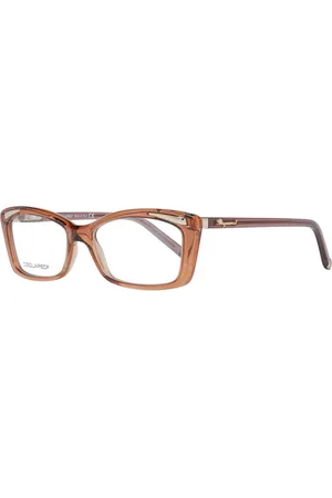 Dsquared2 Femme, Accessoires, Brun, Taille: ONE Size Montre à Cadran Marron et Monture en Plastique