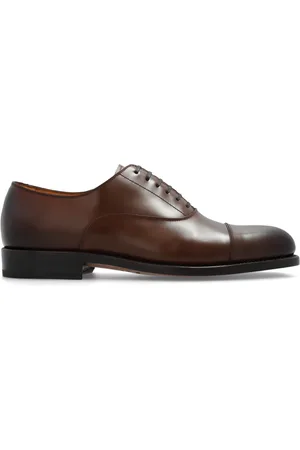 Salvatore Ferragamo Homme, Chaussures, Brun, Taille: 41 EU Richelieu Tramezza à bout droit