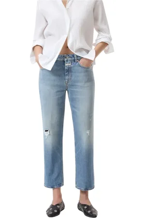 Closed Femme, Jeans, Bleu, Taille: W30 Jean Droit