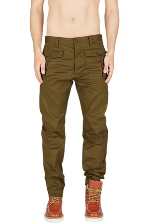 Dsquared2 Homme, Pantalons, Vert, Taille: M Pantalon Chino Ranger en Denim