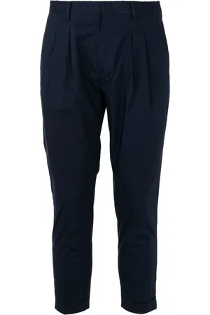 Liu Jo Homme, Pantalons, Bleu, Taille: S Pantalon Chino Slim avec Détail de Pince