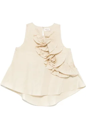 P.A.R.O.S.H. Femme, Tops, , Taille: 42 FR Chemisier Sans Manches High-Low