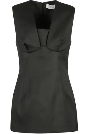 Sportmax Femme, Tops, Noir, Taille: 36 FR Gilet Tissé Élégant Noir
