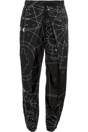 MARCELO BURLON Homme, Pantalons, Noir, Taille: S Pantalon Noir Tendance