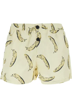 Jacquemus Homme, Maillots de bain, Jaune, Taille: M Maillot de bain jaune avec imprimé intégral