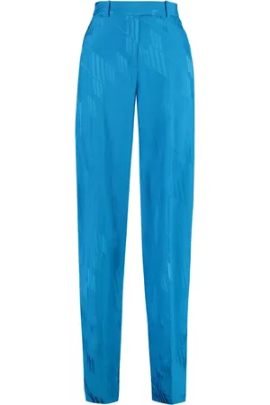 The Attico Femme, Pantalons, Bleu, Taille: 36 FR Jagger Viscose Pantalons