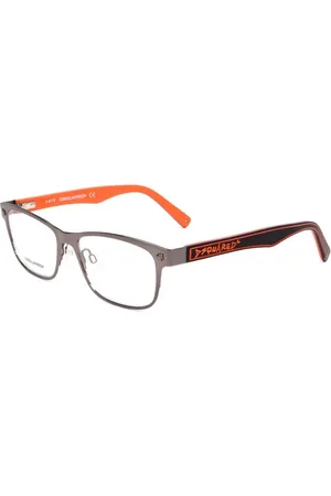 Dsquared2 Homme, Accessoires, Gris, Taille: ONE Size Montures en métal et plastique couleur bronze