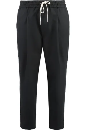 Drôle de Monsieur Homme, Pantalons, Noir, Taille: L Pantalon Écourté en Laine