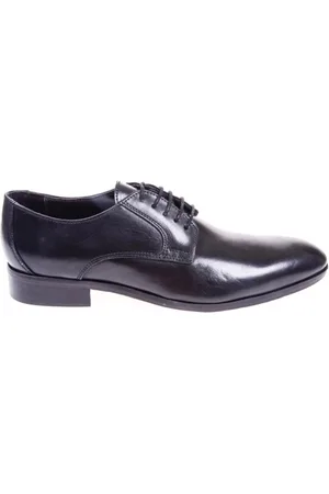 D.A. Daniele Alessandrini Homme, Chaussures, Noir, Taille: 43 EU Derby Chaussures Cuir Noir