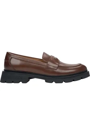 Estro Femme, Chaussures, Brun, Taille: 36 EU Mocassins en cuir marron