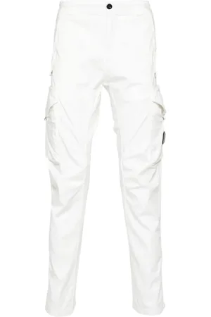 C.P. Company Homme, Pantalons, Blanc, Taille: M Pantalon Cargo