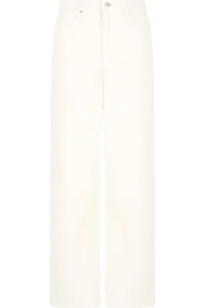 Armani Exchange Femme, Jeans, Blanc, Taille: W25 Jeans larges ivoire pour femmes