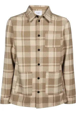 Les Deux Homme, Chemises, , Taille: 2XL Chemise à Carreaux en Coton avec Trois Poches