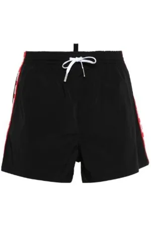 Dsquared2 Homme, Maillots de bain, Noir, Taille: M Logo Swim Shorts