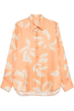 DRIES VAN NOTEN Homme, Chemises, , Taille: M Chemise boutonnée à imprimé floral