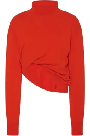 The Row Femme, Pulls, Rouge, Taille: 40 FR Callan col roulé en cachemire à manches longues