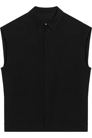 Rick Owens Homme, Vestes, Noir, Taille: S Gilet Veste Élégant