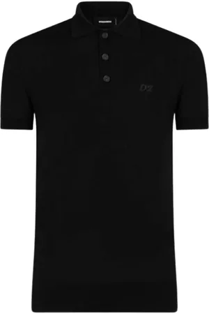 Dsquared2 Homme, Tops, Noir, Taille: XL Polo Tricot Manches Courtes