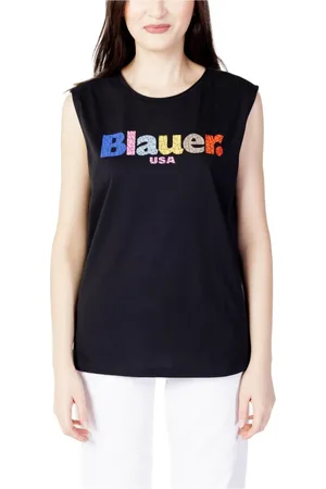 Blauer Femme, Tops, Noir, Taille: 36 FR Débardeur Imprimé