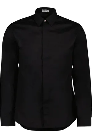 Dior Homme, Chemises, Noir, Taille: L Chemise Oblique à Manches Longues