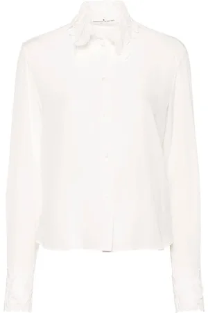ERMANNO SCERVINO Femme, Blouses et Chemises, Blanc, Taille: 38 FR Chemise élégante pour femmes, idéale pour toutes les occasions