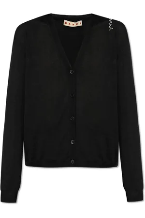 Marni Femme, Pulls, Noir, Taille: 38 FR Cardigan en laine