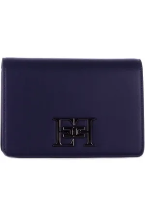 Elisabetta Franchi Femme, Accessoires, Bleu, Taille: ONE Size Sac Bleu pour Femme avec Fermeture à Clip