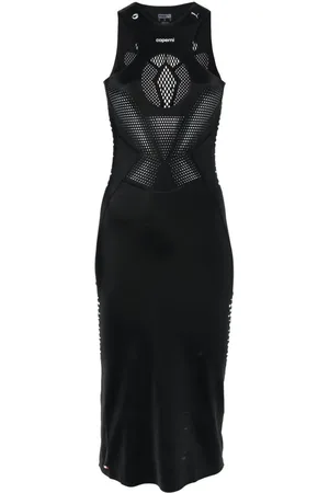 COPERNI Femme, Robes, Noir, Taille: 36 FR Robe Noire Réfléchissante Sans Manches