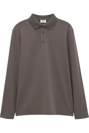 Filippa K Homme, Tops, Brun, Taille: M Polo Vert avec Élégance Intemporelle