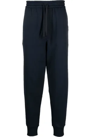 Etro Homme, Pantalons, Bleu, Taille: S Pantalon de survêtement bleu avec broderie Pegaso
