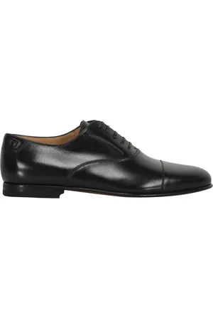 Salvatore Ferragamo Homme, Chaussures, Noir, Taille: 44 EU Chaussures Oxford à lacets en cuir