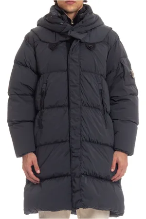 C.P. Company Homme, Manteaux, Gris, Taille: M Parka grise à capuche détachable